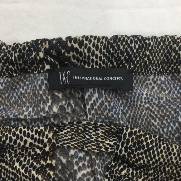 INC Snake Print Sexy top - Picture 5 of 7